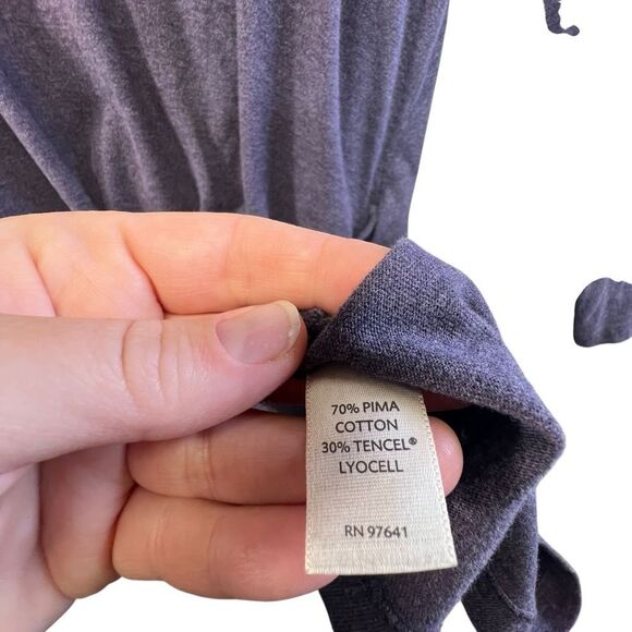 Xl Purple J. JILL Pure Jill 70% PIMA COTTON
30% TENCEL® LYOCELL Turtleneck Dress - Picture 11 of 15